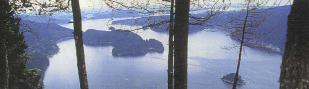 Bedwell Bay & Deep Cove – View South From Buntzen Ridge